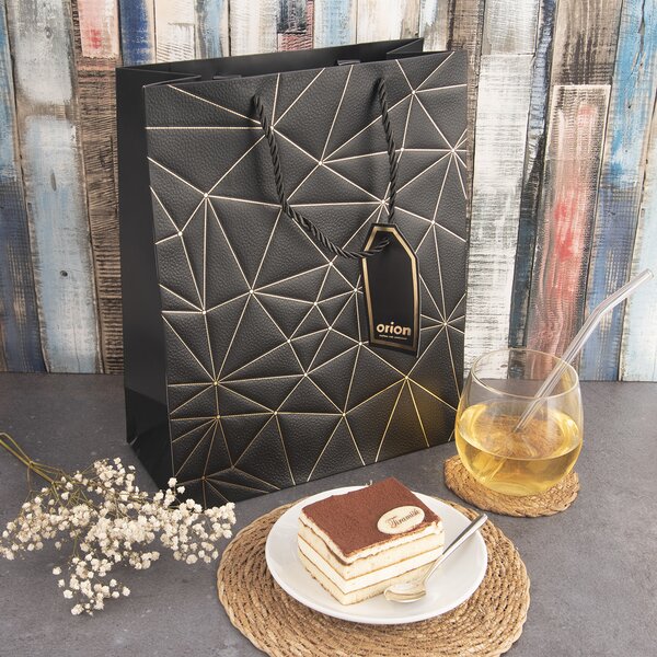 Darčeková taška mriežka 26x12x32 cm