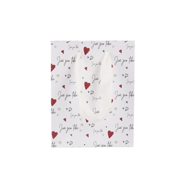 Darčeková taška Jen pro tebe 14x7x18 cm