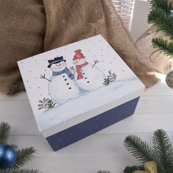 Darčeková krabica SNEHULIAK 21x18,5x11,5 cm