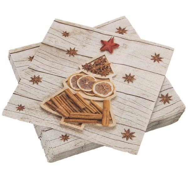 Servírovací obrúsky stromček 