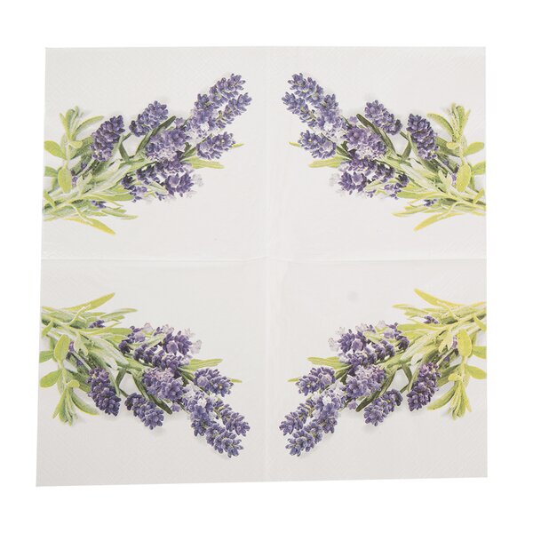 Servírovacie obrúsky levanduľa