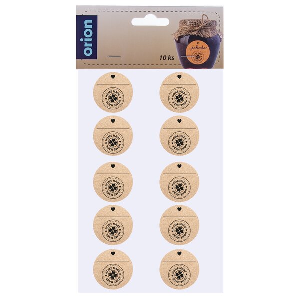 Samolepky HOME MADE prázdne 10 ks