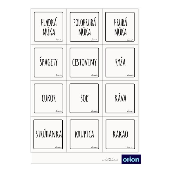 Samolepky na dózy WHITELINE