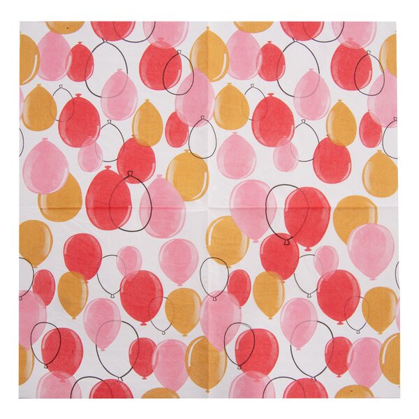 Servírovacie obrúsky balóniky