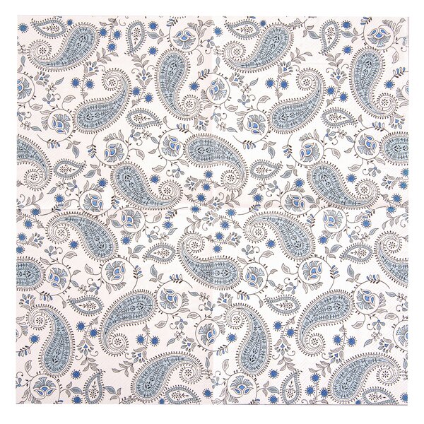 Servírovacie obrúsky kašmírový vzor