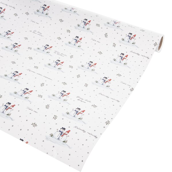 Vianočný baliaci papier SNEHULIAK 500x70 cm