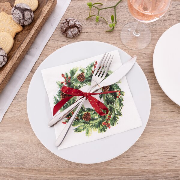 Servírovacie obrúsky veniec