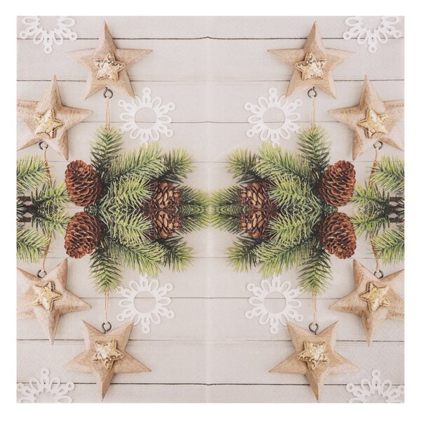 Servírovacie obrúsky hviezdy