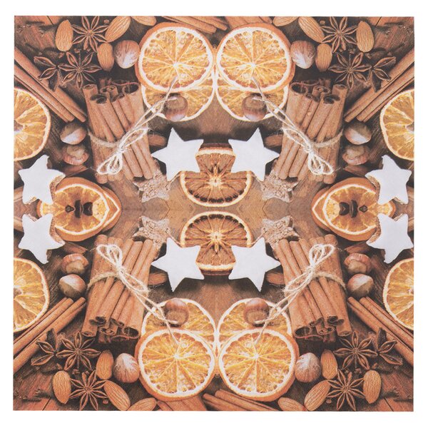 Servírovacie obrúsky škorica