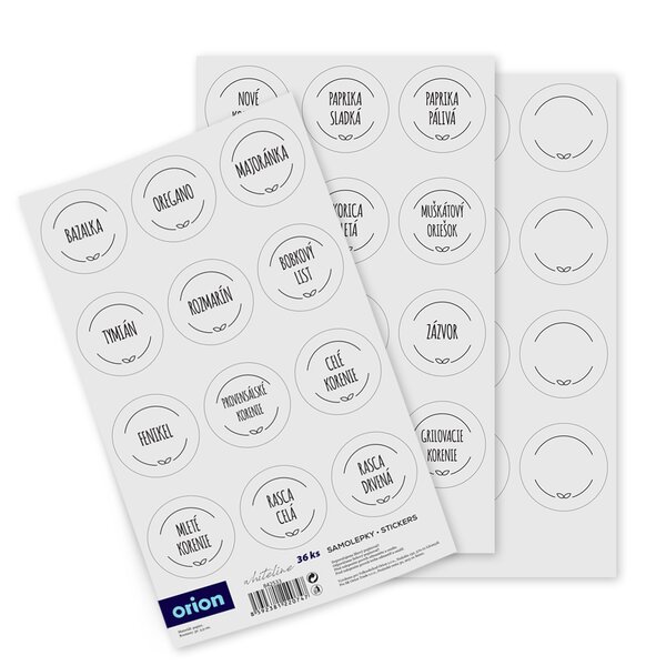 Samolepky na koreničky WHITELINE