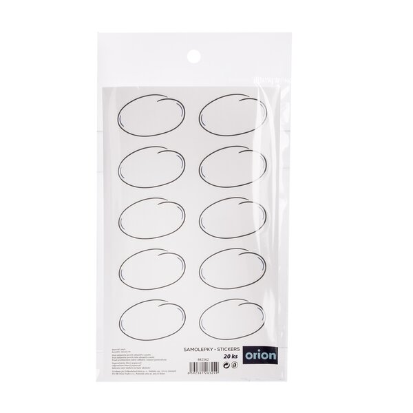 Samolepky na dózy prázdne