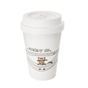 Termohrnček NEKONEČNÁ LÁSKA mačka 0,35 l