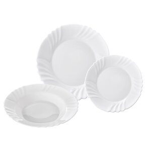 Jedálenská sada LUNA vlnky 18 dielov