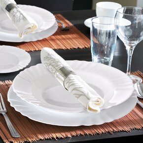 Jedálenská sada LUNA vlnky 18 dielov