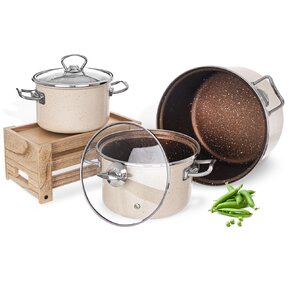 Hrnec GRANDE COPPER s poklicí 2,8 l