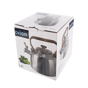 Čajník s píšťalou a teplomerom 3,2 l