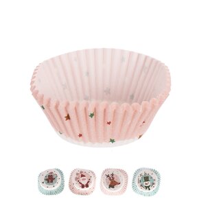 Cukrársky košíček vianočný pr. 5 cm 100 ks