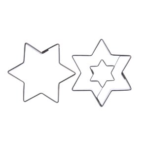 Vykrajovačka hviezda sada 2 ks