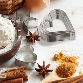 Vykrajovačka SRDCE sada 5 ks