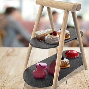 Servírovací stojan 2 poschodia