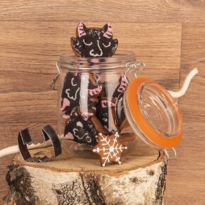 Dóza s klipovým uzáverom Bela 0,75 l srdce