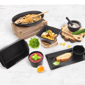 Zapekacia miska BLACK 37,5x25,5x5,5 cm