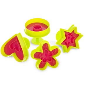 Vykrajovačka na marcipán 4 tvary