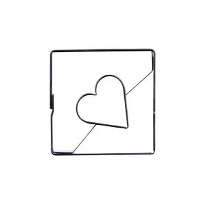 Vykrajovačka štvorec srdiečko