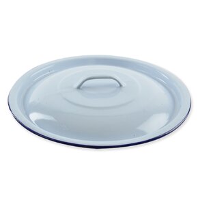 Smaltovaná pokrievka na vedro pr. 30 cm