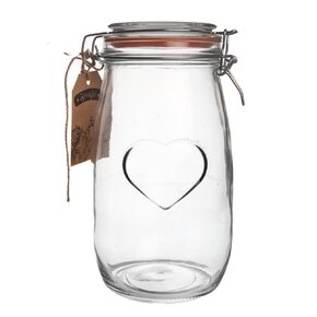 Dóza s klipovým uzáverom Bela 1,5 l srdce