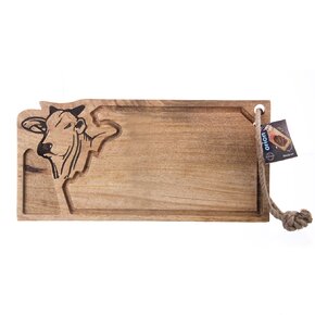 Doska na krájanie MANGO krava 45x22 cm