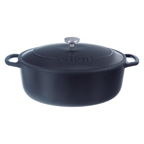 Pekáč s poklopom LIATINA SMALT 42x27 cm