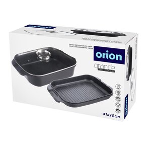 Pekáč GRANDE Aroma s poklopom obojstranný 41x26x15 cm