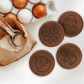 Pečiatka na pečenie Veľká súprava 4 dekory