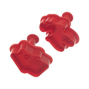 Vykrajovačka s piestom Vianoce 4 ks