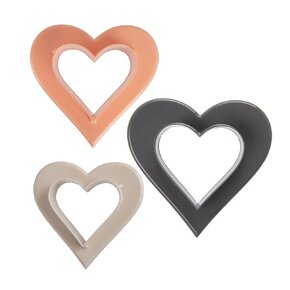 Vykrajovačka SRDCE sada 3 ks