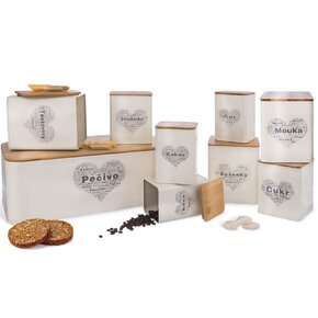 Dóza Čaj SRDCE 9,5x9,5x14 cm