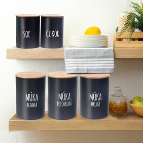 Dóza Múka hrubá BLACK pr. 13 cm
