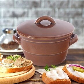 Hrniec na sadlo s vekom 0,7 l 