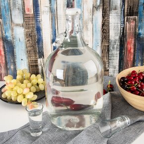 Demižón s klip uzáverom 5 l