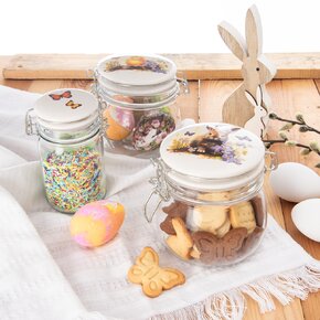 Dóza s klipovým uzáverom JAR motýľ 0,25 l