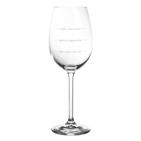 Pohár na víno Celý večer 0,45 l 1 ks
