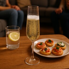 Pohár na sekt Sandra 0,2 l 6 ks