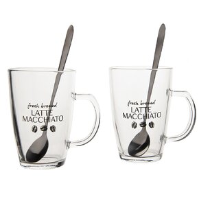 Hrnček s lyžičkou 0,3 l 2 ks