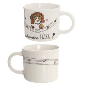 Hrnček NEKONEČNÁ LÁSKA pes 0,1 l