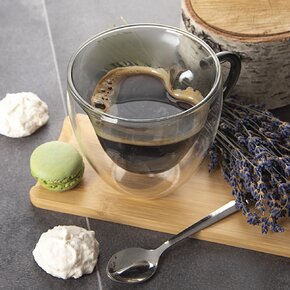 Dvojstenný hrnček DOUBLE srdce 0,33 l 2 ks