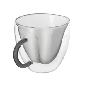 Dvojstenný hrnček DOUBLE srdce 0,33 l 2 ks