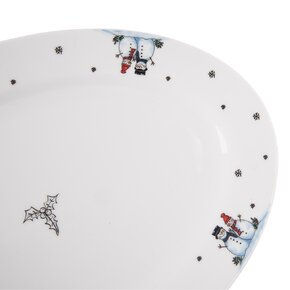 Servírovací tanier SNEHULIAK 30x20,5 cm