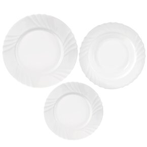 Jedálenská sada LUNA vlnky 18 dielov