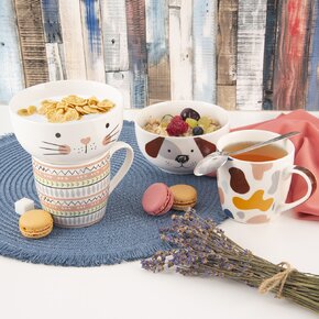 Hrnček s miskou mačka 0,35 l